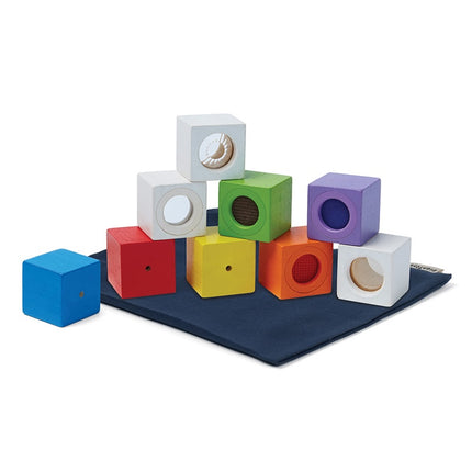 PlanToys Sinnesblöcke aus Holz - Heldenspielzeug
