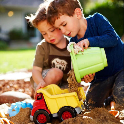 Green Toys - Sandspielzeug 4 Teile mit grünem Eimer