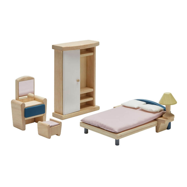 PlanToys Puppenhausmöbel Schlafzimmer Orchard