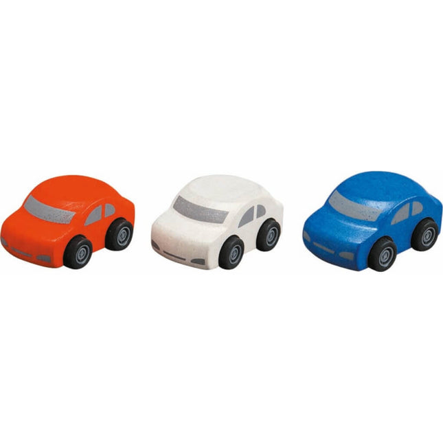 PlanToys Holzautos (3 Stück)