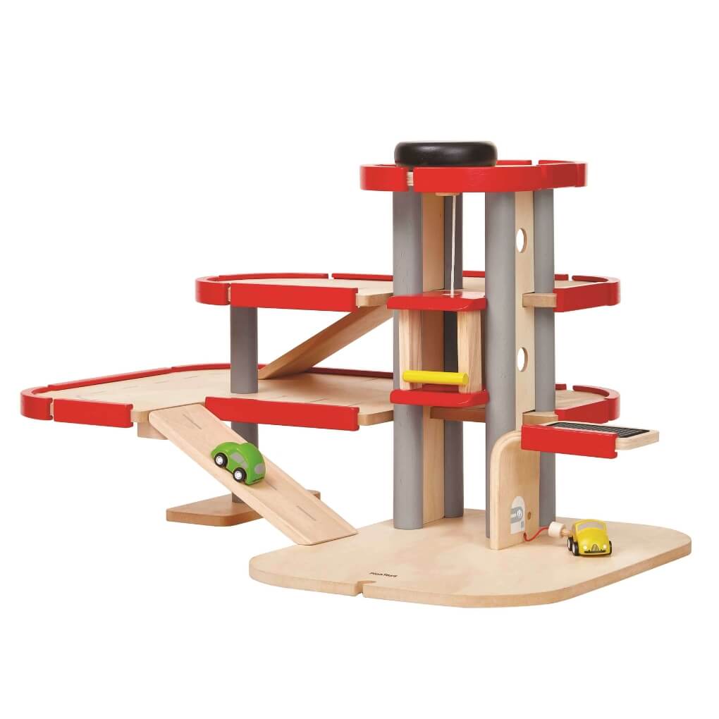 PlanToys Parkhaus City (3 Teile) - Heldenspielzeug