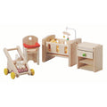 PlanToys Puppenmöbel Schlafzimmer Baby - Heldenspielzeug