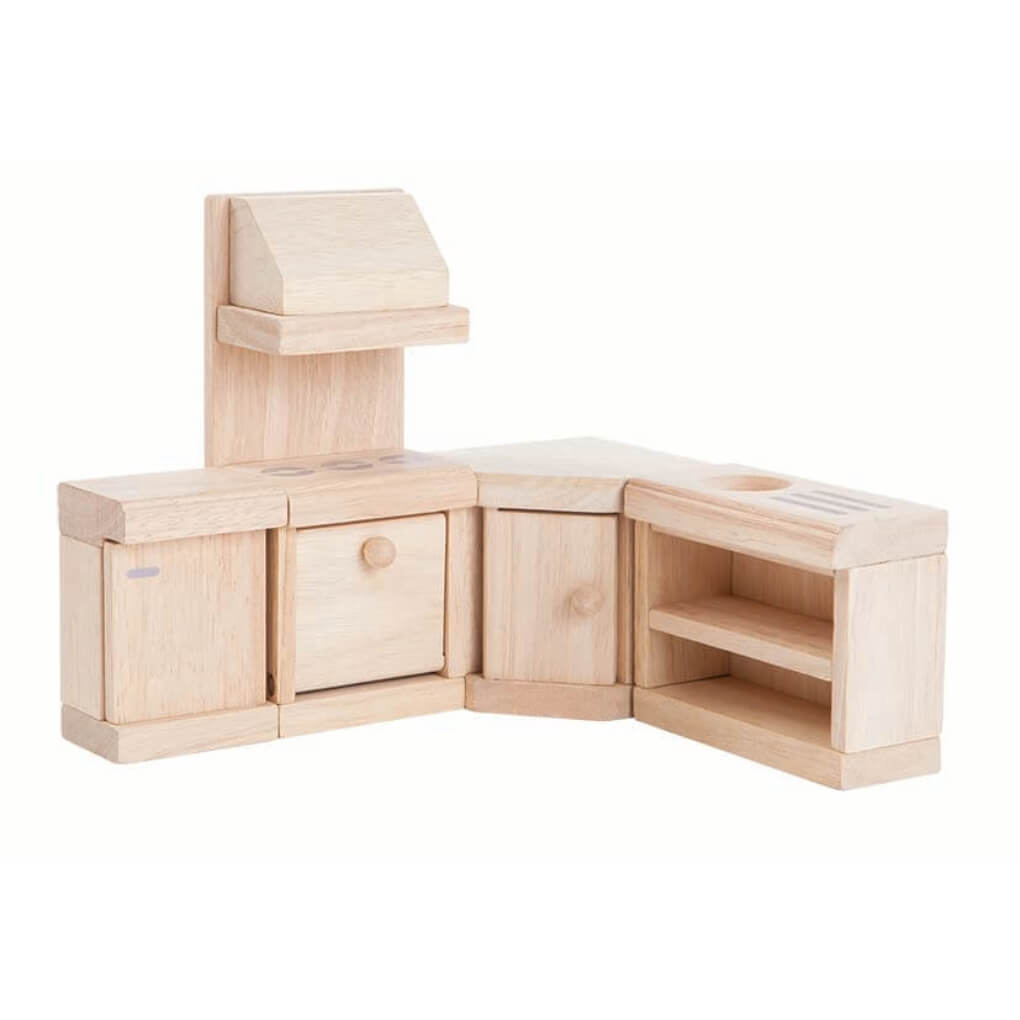 PlanToys Puppenhausmöbel Küche Classic - Heldenspielzeug