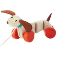 PlanToys Ziehtier Happy Puppy Hund - Heldenspielzeug