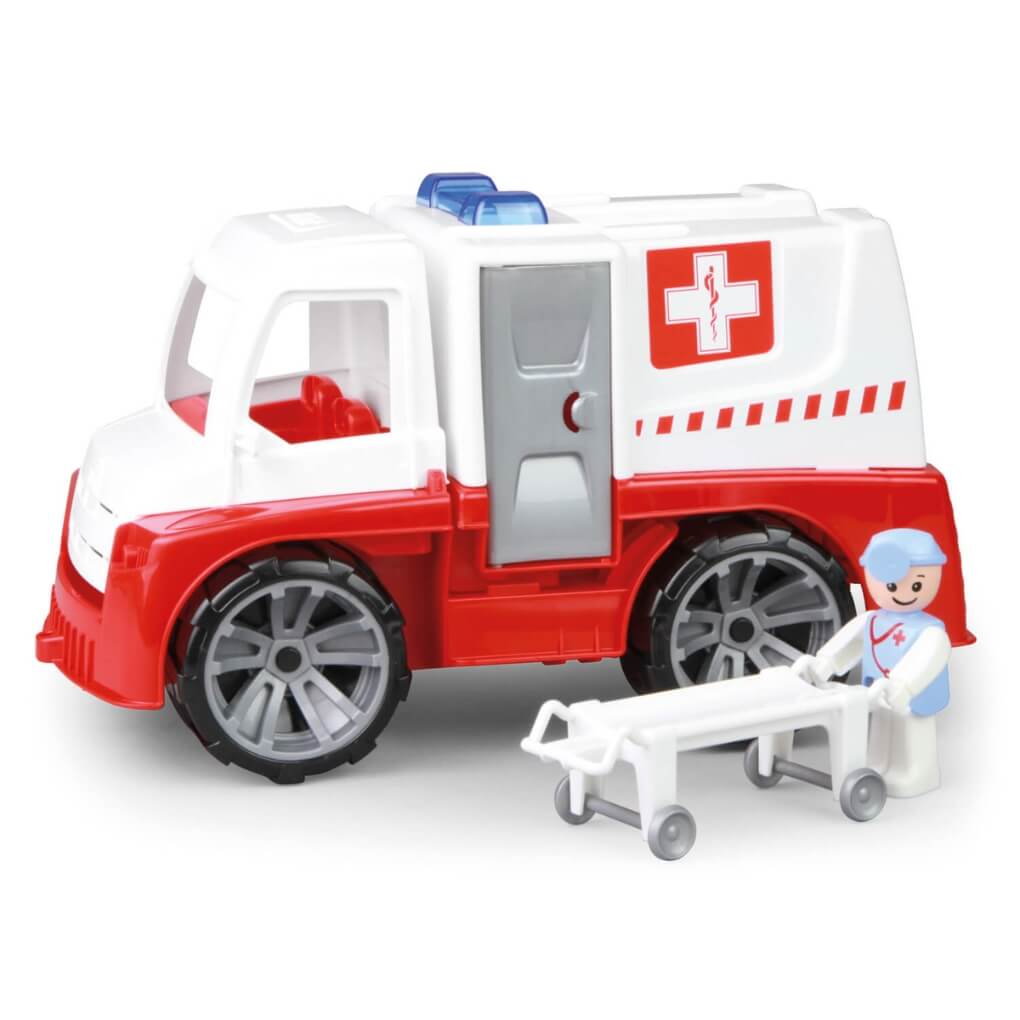 Lena TRUXX Krankenwagen mit Zubehör - Heldenspielzeug
