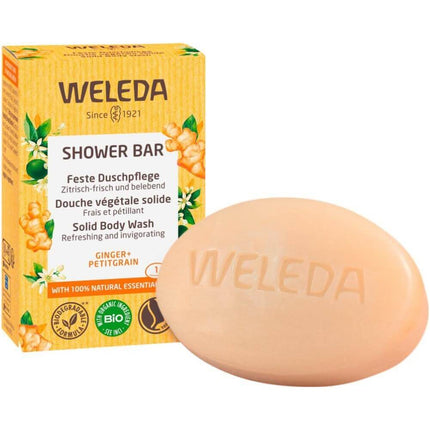 Weleda Shower Bar Feste Duschpflege Ginger + Petitgrain 75g