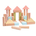 PlanToys Bauklötze Pastell (40 Teile) - Heldenspielzeug