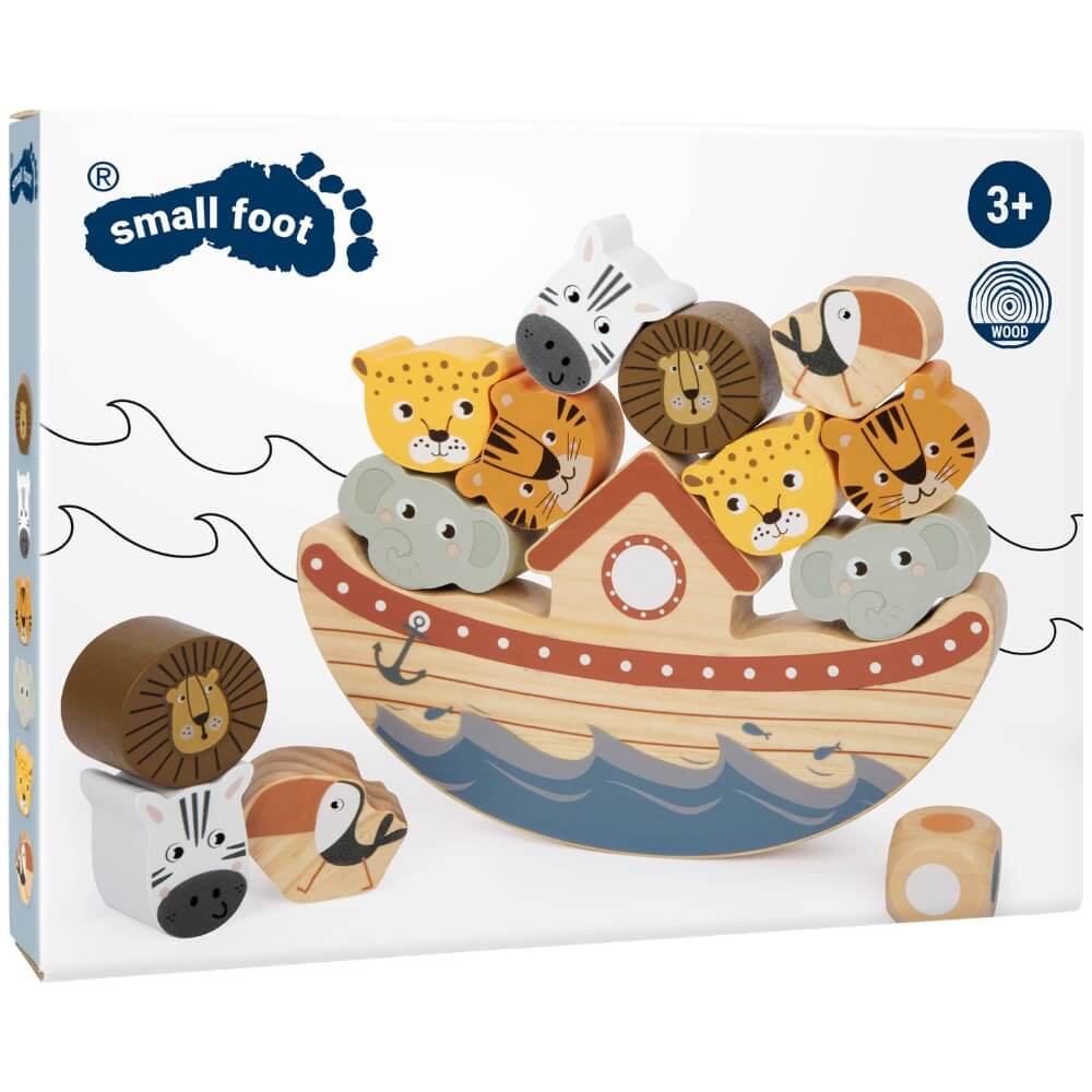Small Foot Stapelspiel Arche Safari - Heldenspielzeug