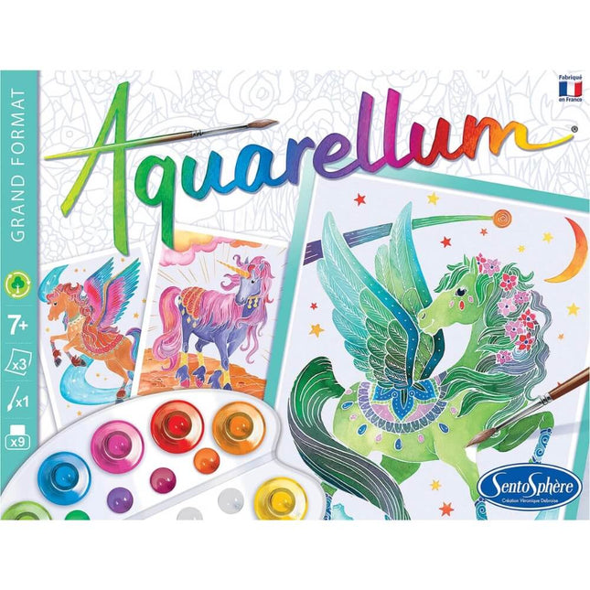 Sentosphere Aquarellum Einhorn & Pegasus