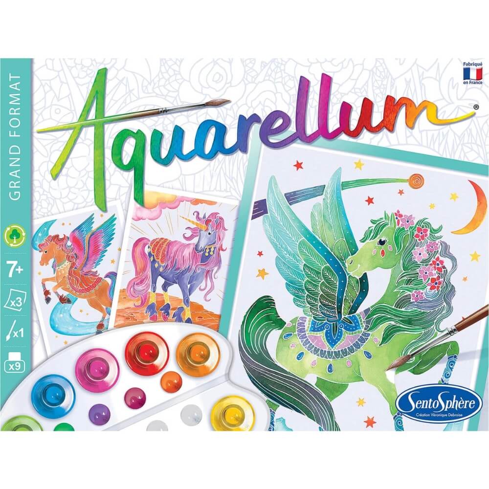 Sentosphere Aquarellum Einhorn & Pegasus