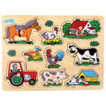 Small Foot Steckpuzzle Bauerei