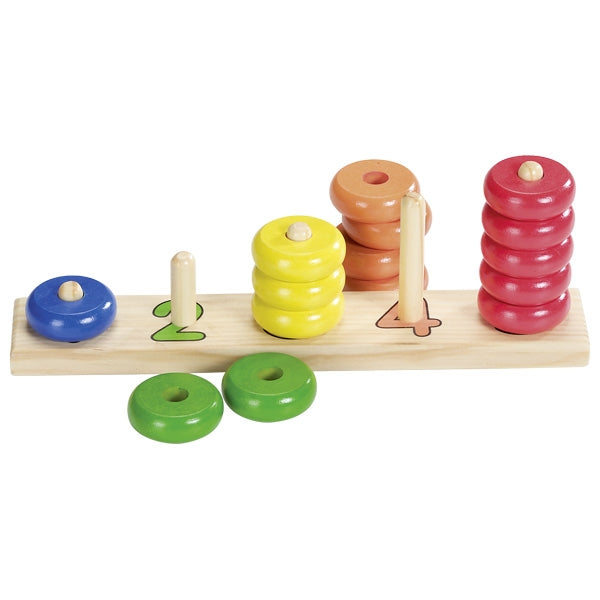 Goki Sortierspiel Zählen Lernen mit Ringen