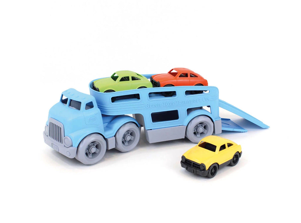 Green Toys Auto Transporter inkl. 3 Autos