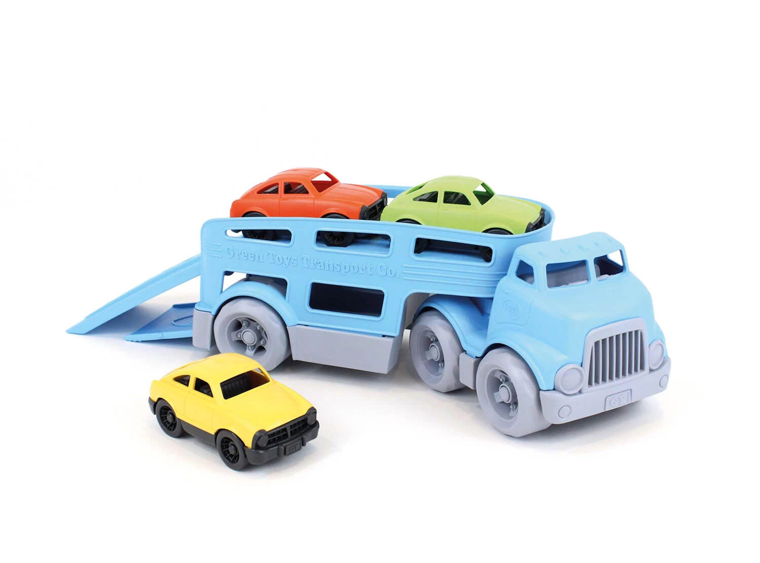 Green Toys Auto Transporter inkl. 3 Autos