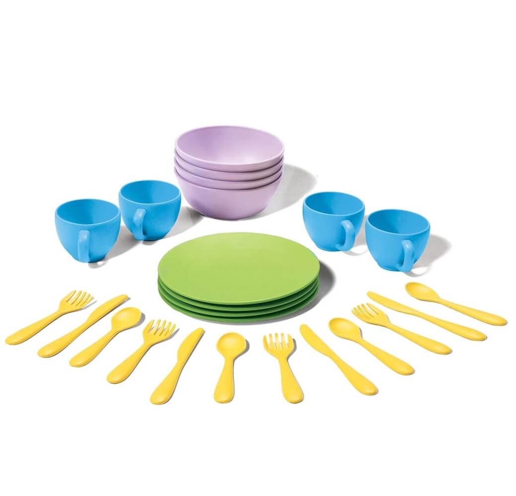 Green Toys Geschirr Set (24 Teile)