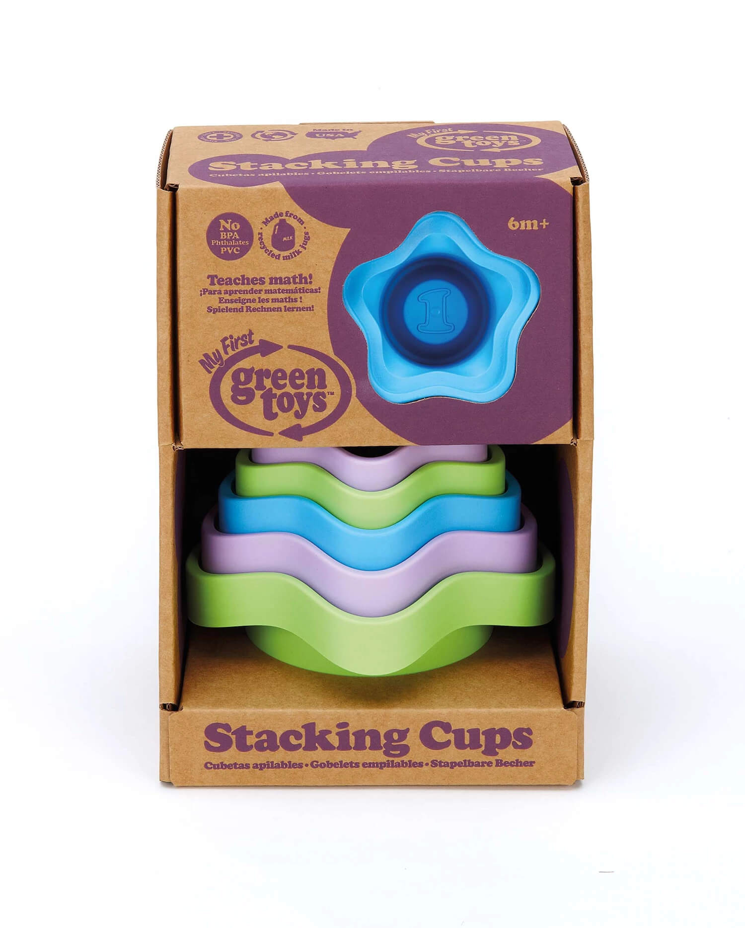 Green Toys Stapelspiel Becher (6 Teile)