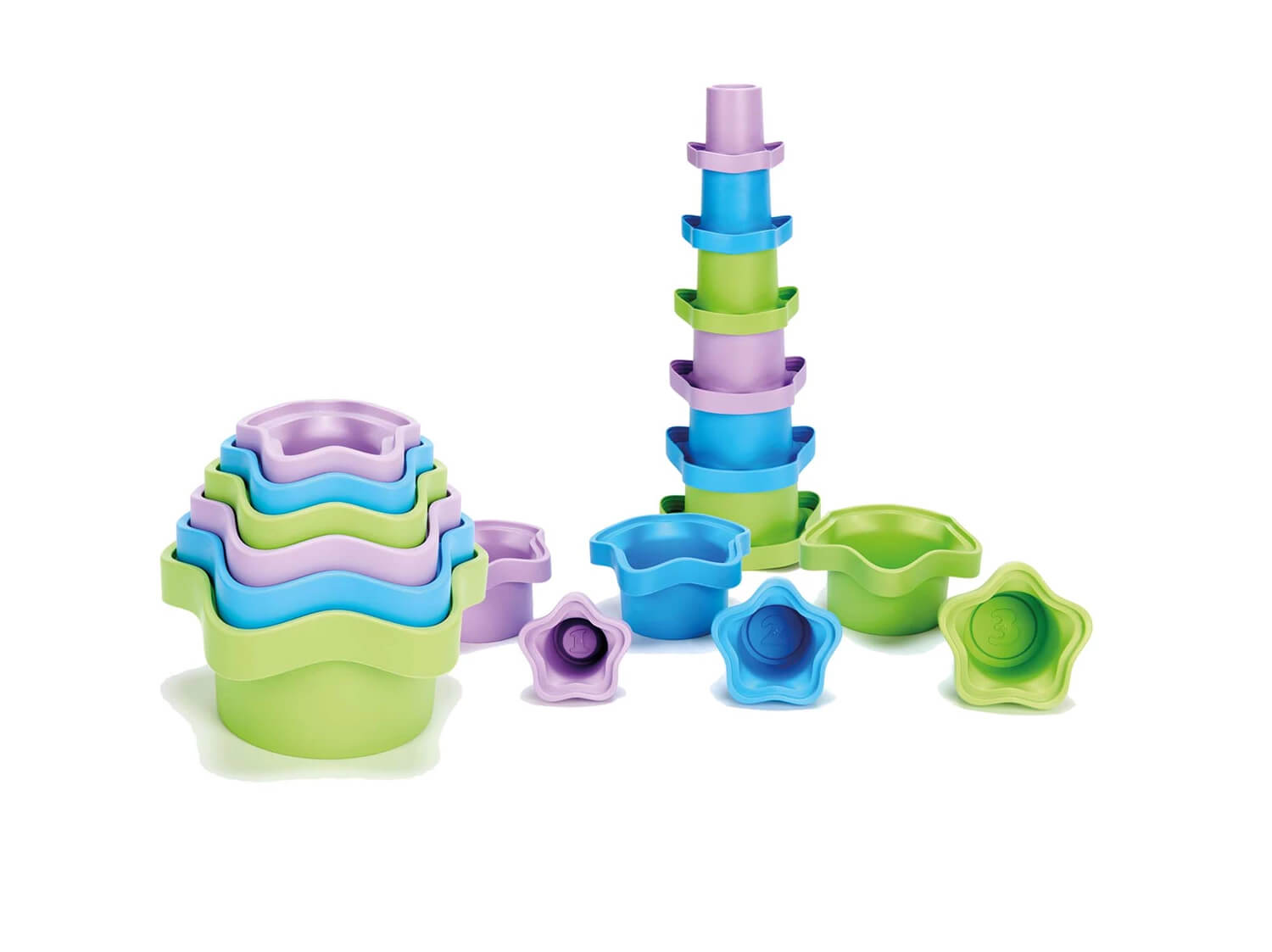 Green Toys Stapelspiel Becher (6 Teile)