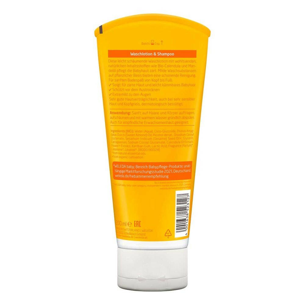 Weleda Calendula Waschlotion & Shampoo 200ml