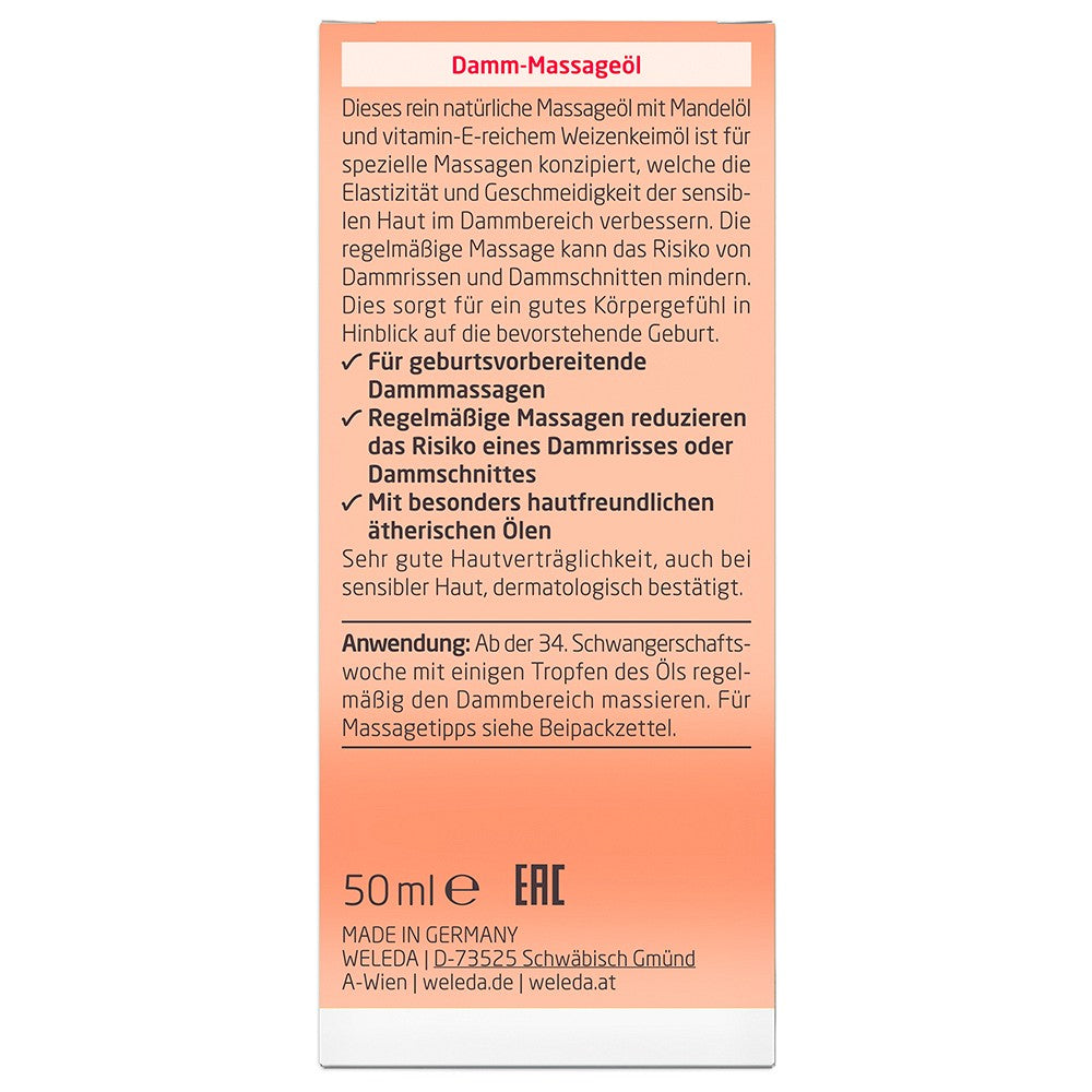 Weleda Damm-Massageöl 50ml