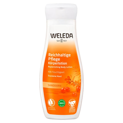 Weleda Sanddorn Reichhaltige Pflege Körperlotion