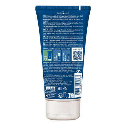 Weleda For Men 2in1 Face Wash 100ml