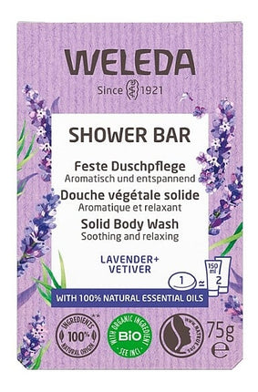 Weleda Shower Bar Feste Duschpflege Lavender + Vetiver 75g
