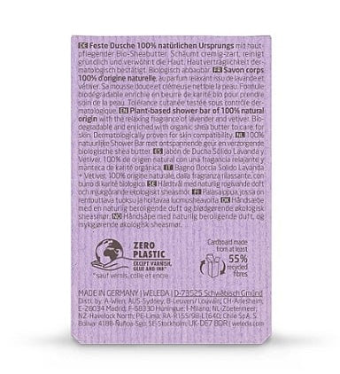 Weleda Shower Bar Feste Duschpflege Lavender + Vetiver 2x 75g