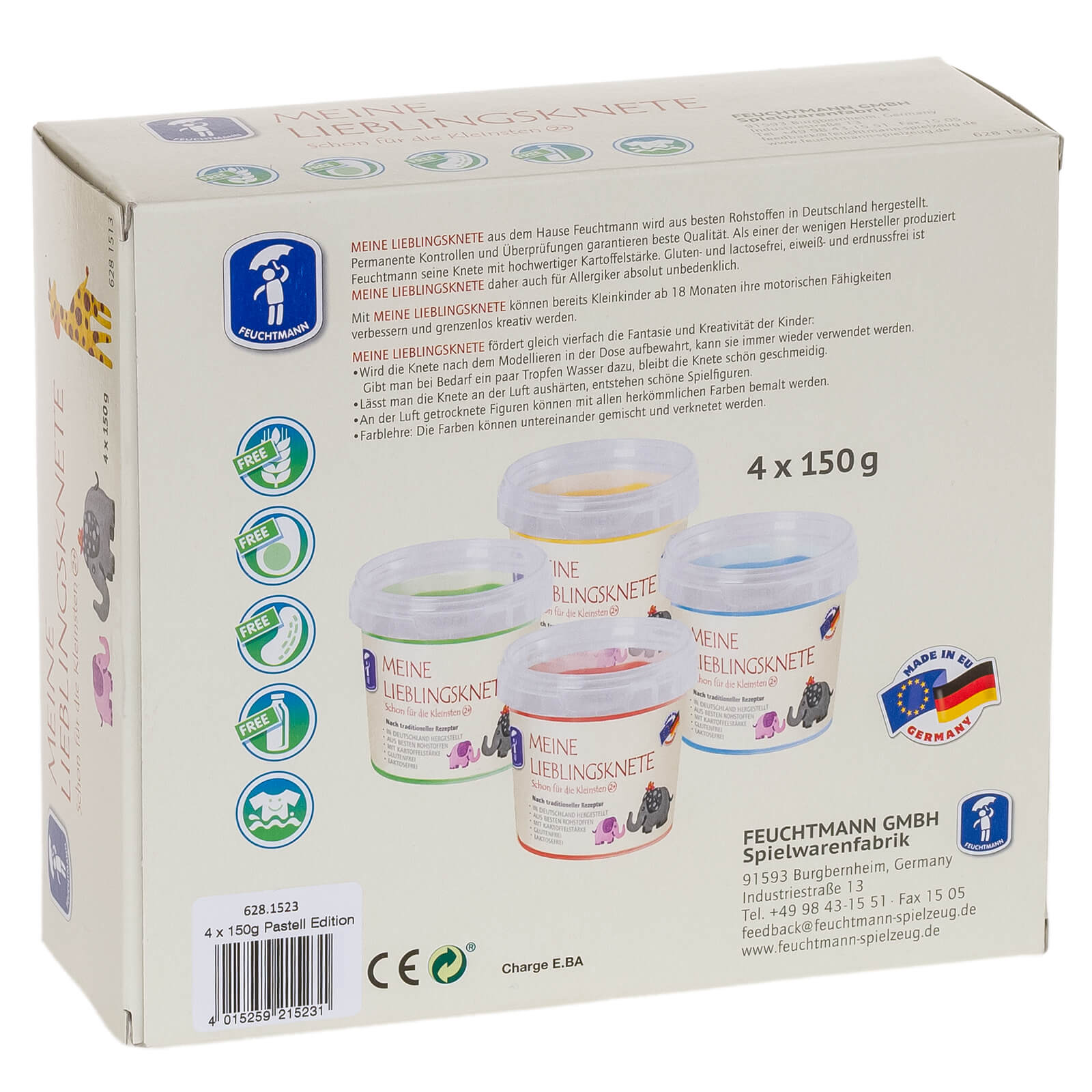 Feuchtmann MEINE LIEBLINGSKNETE Pastell Edition Knet Set