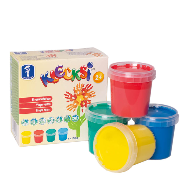 Feuchtmann KLECKSi BASIC MINI – Tropffreie Fingerfarben