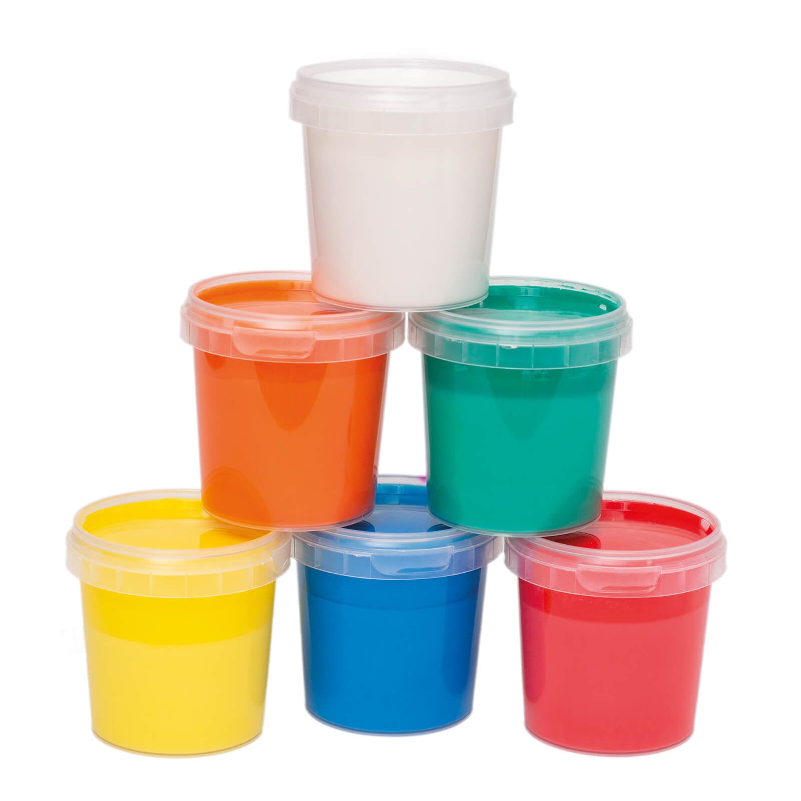 Feuchtmann KLECKSi BASIC MAXI – Auswaschbare Fingerfarben für kreative Kinderhände