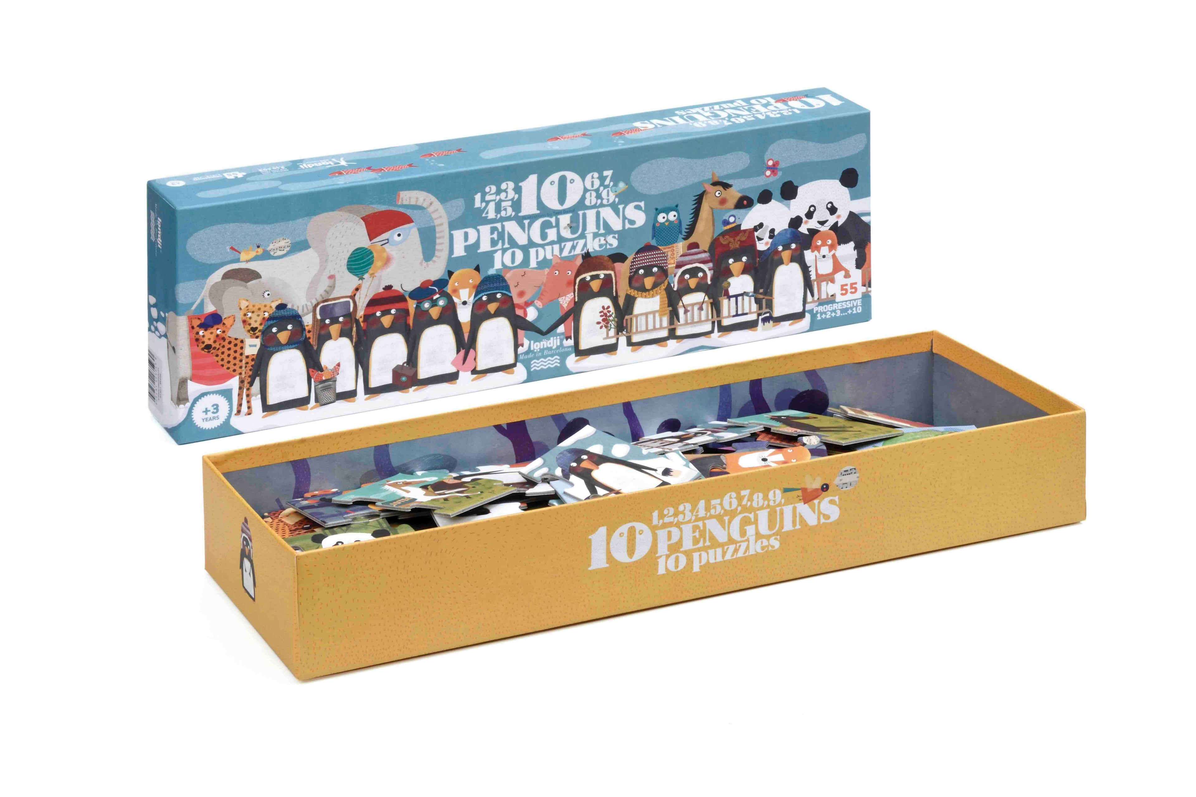Londji 10 Penguins Puzzle