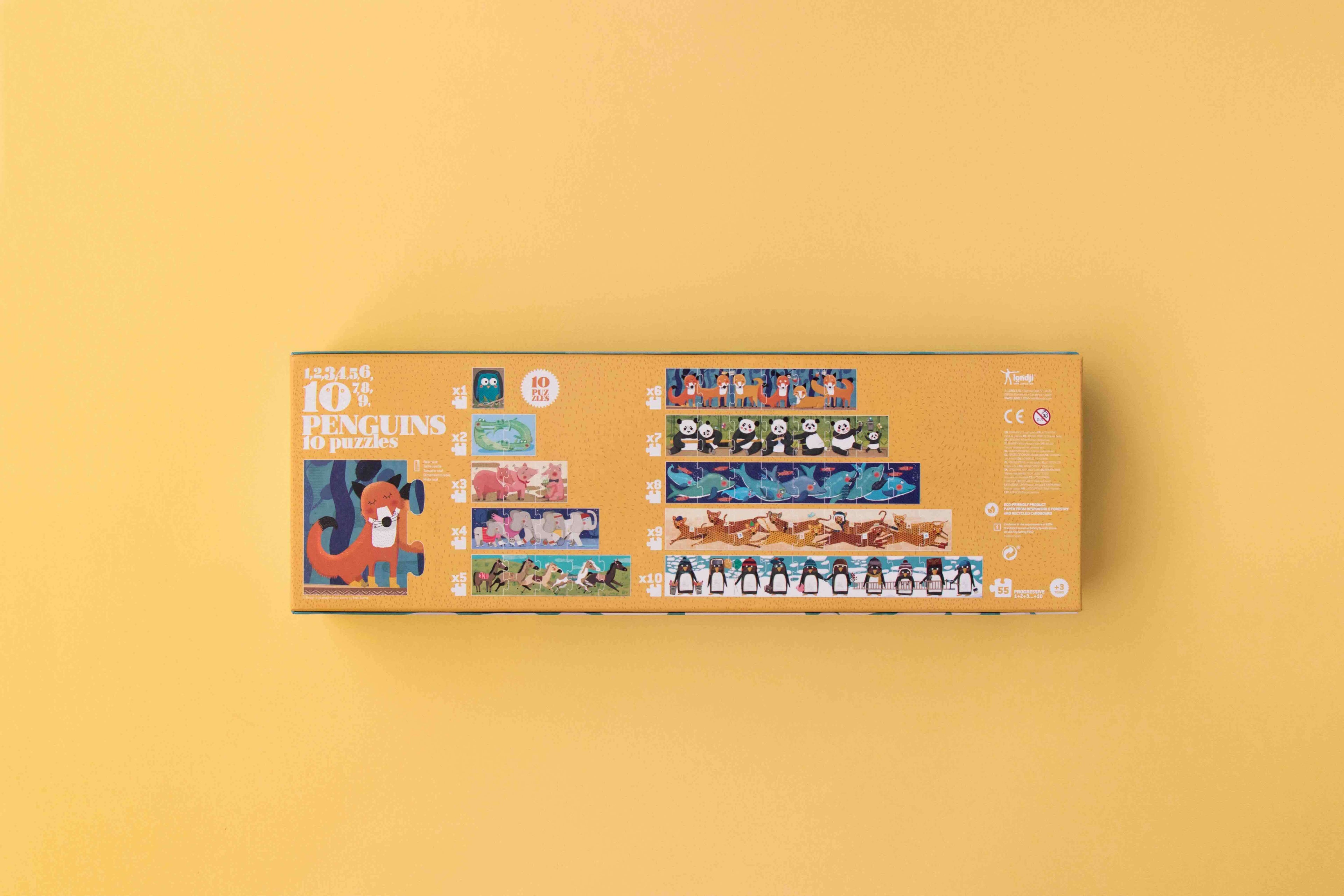 Londji 10 Penguins Puzzle