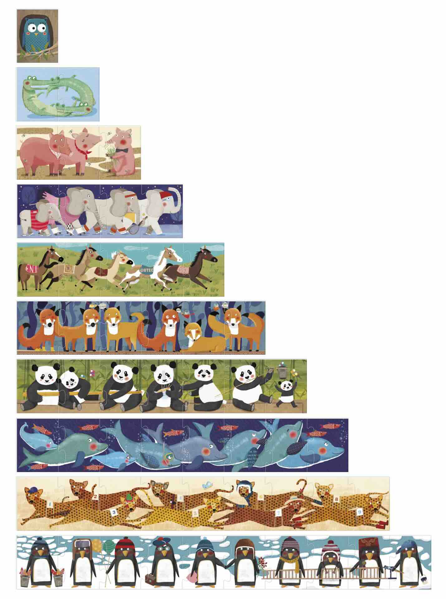 Londji 10 Penguins Puzzle