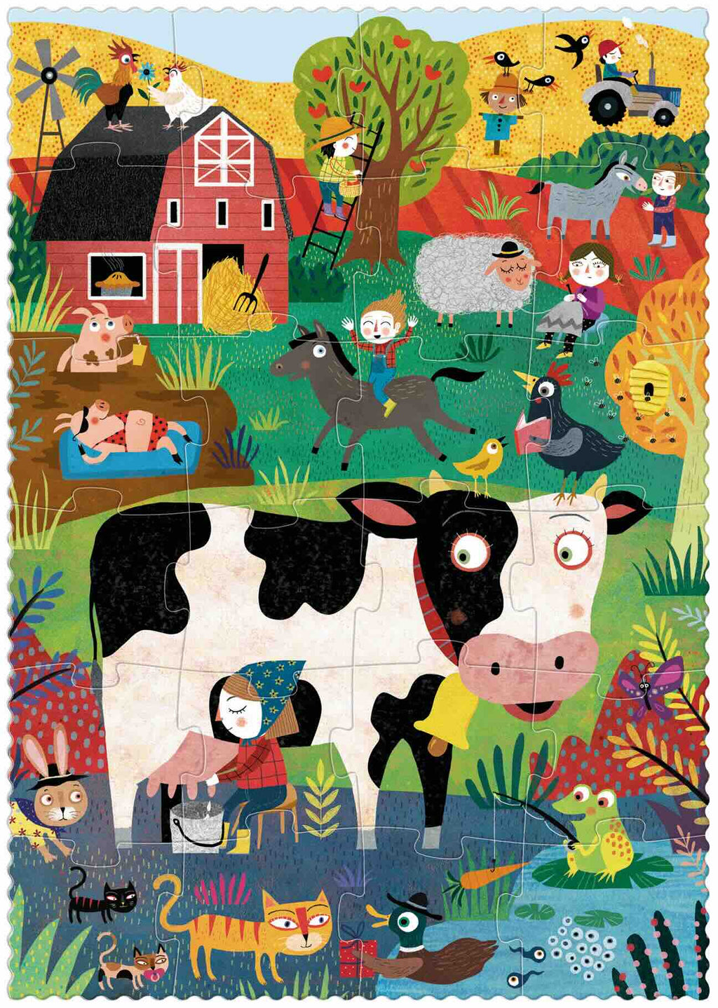 Londji My little Farm Pocket Puzzle