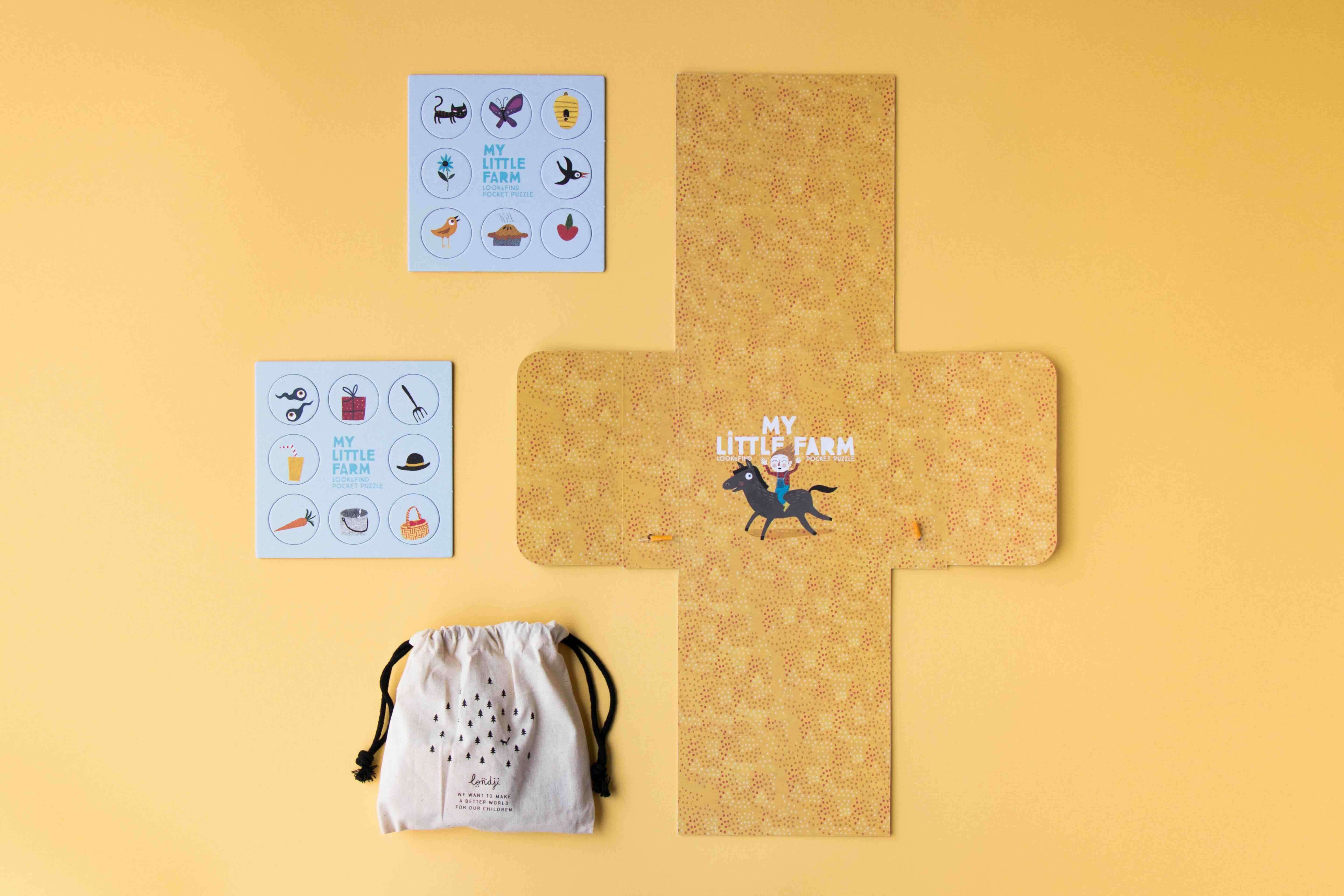 Londji My little Farm Pocket Puzzle