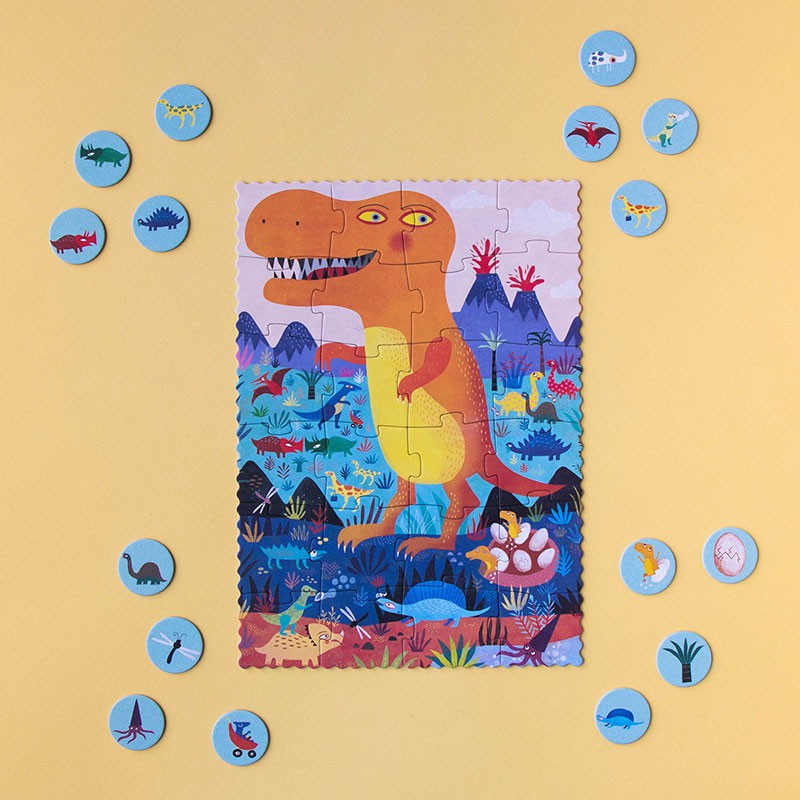 Londji My little Dino Pocket Puzzle