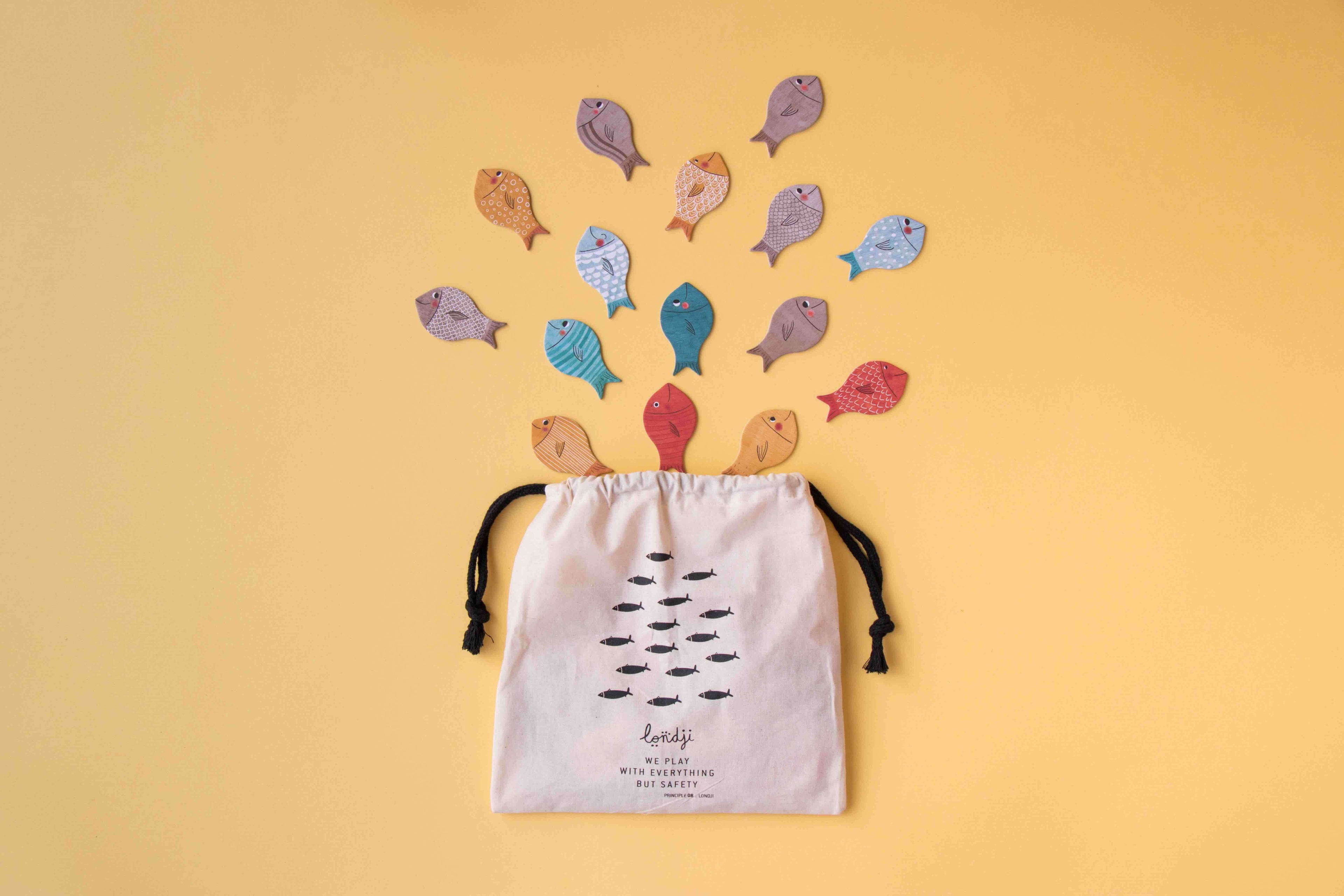 Londji The Whale and the Fish Spiel-Puzzle