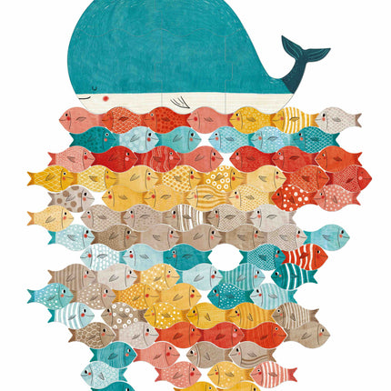 Londji The Whale and the Fish Spiel-Puzzle