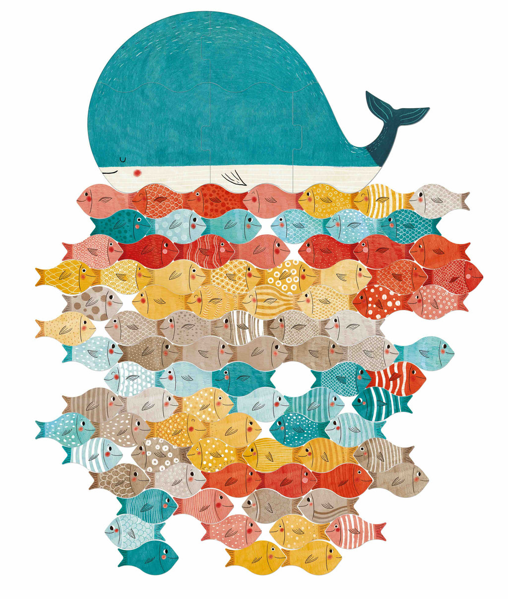 Londji The Whale and the Fish Spiel-Puzzle