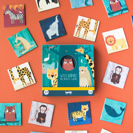 Londji Wild Animals Memory