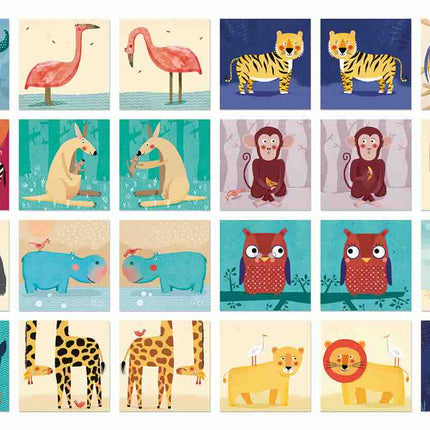 Londji Wild Animals Memory
