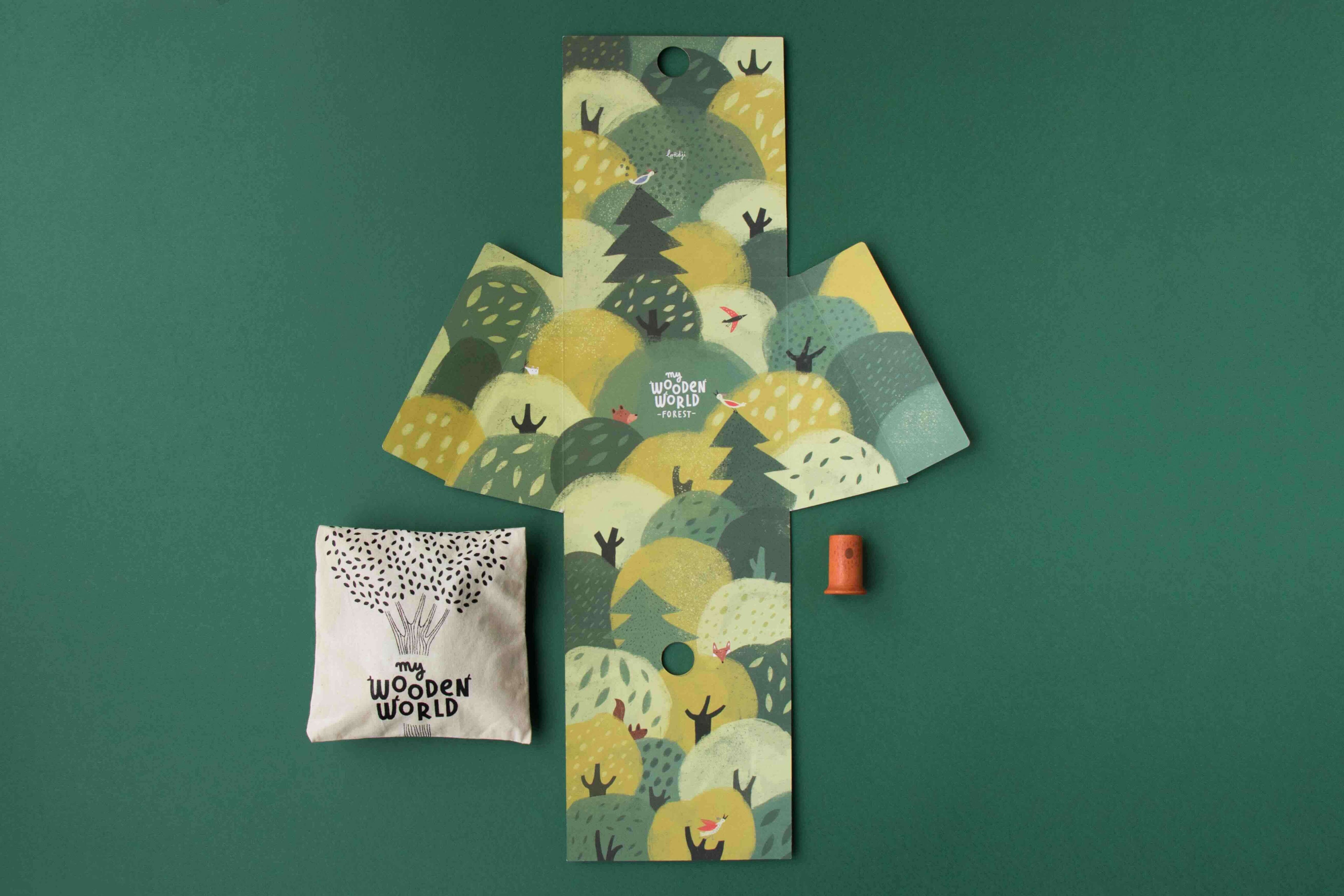 Londji Wooden World Forest Puzzle Spiel