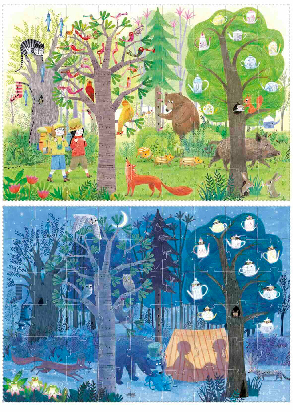 Londji Night and Day in the Forest Puzzle