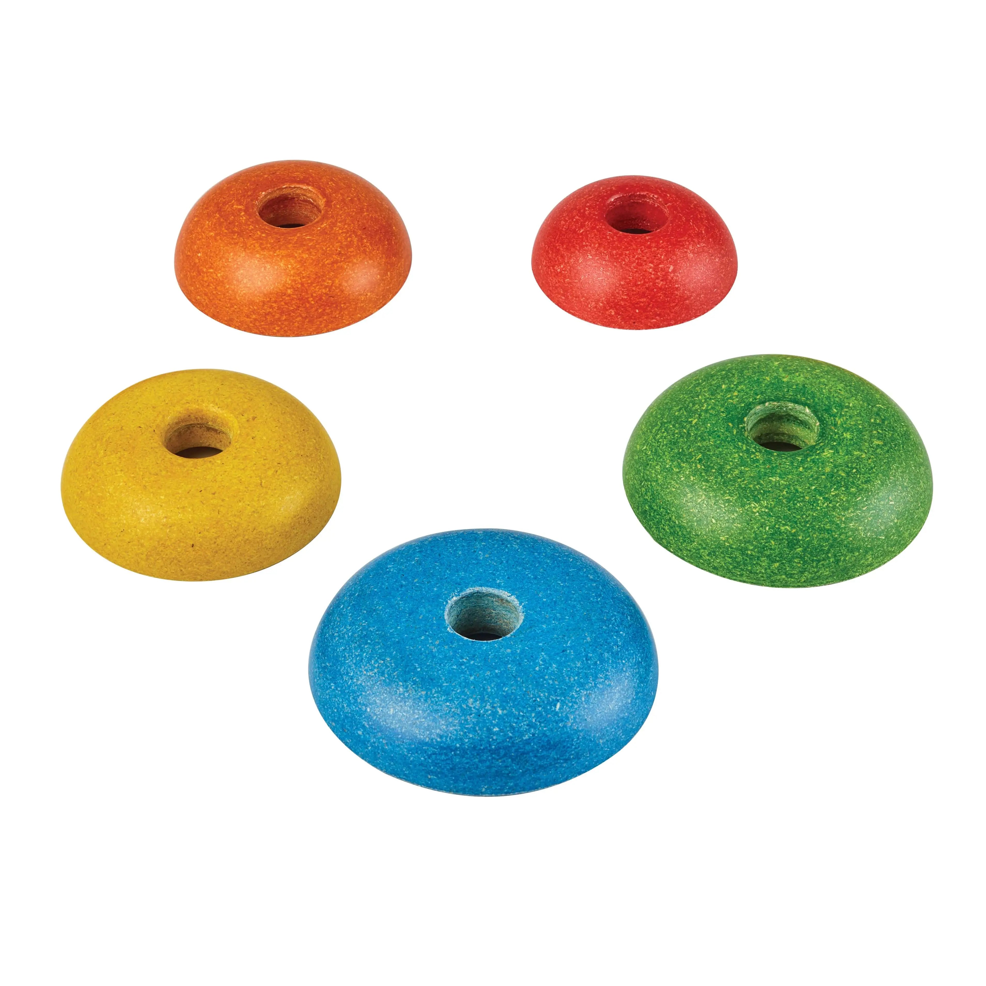 PlanToys Stapelspielzeug Stapelturm aus Holz Bär - Heldenspielzeug