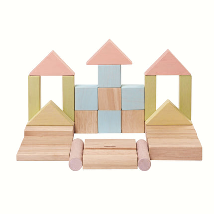 PlanToys Bauklötze Pastell (40 Teile)