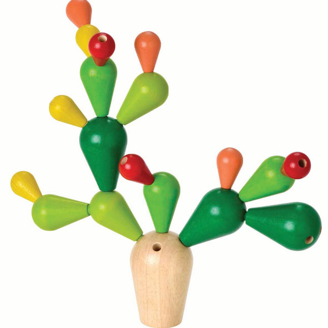 PlanToys Balancespiel Steckspiel für Kinder Kaktus