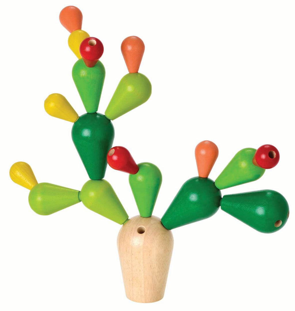 PlanToys Balancespiel Steckspiel für Kinder Kaktus - Heldenspielzeug