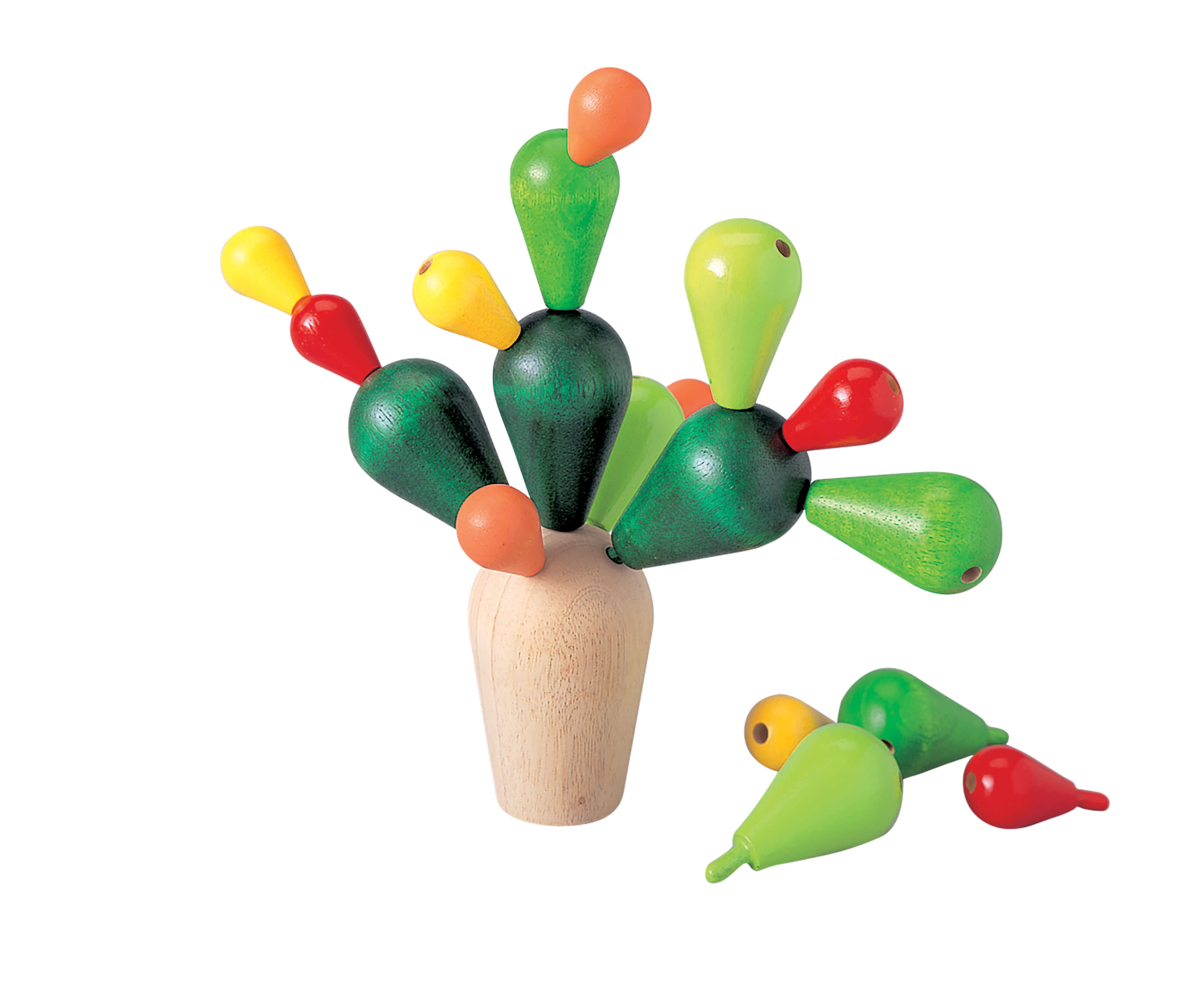 PlanToys Balancespiel Steckspiel für Kinder Kaktus - Heldenspielzeug