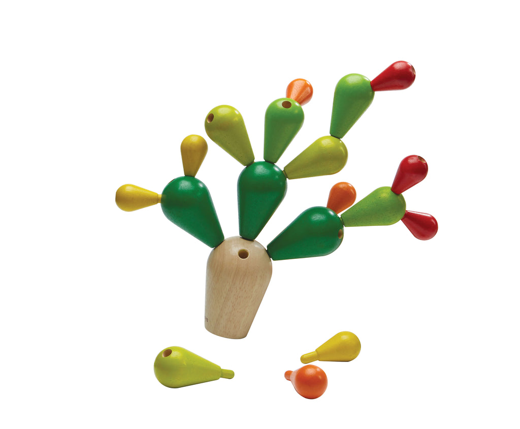 PlanToys Balancespiel Steckspiel für Kinder Kaktus - Heldenspielzeug