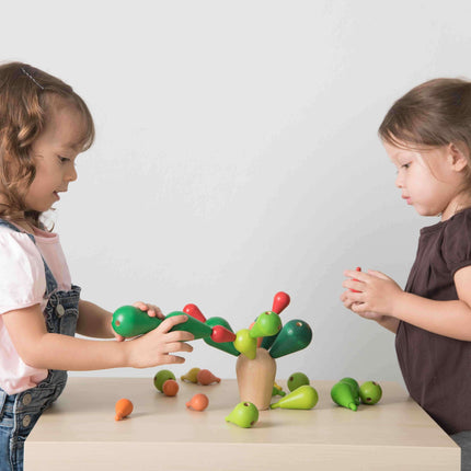 PlanToys Balancespiel Steckspiel für Kinder Kaktus